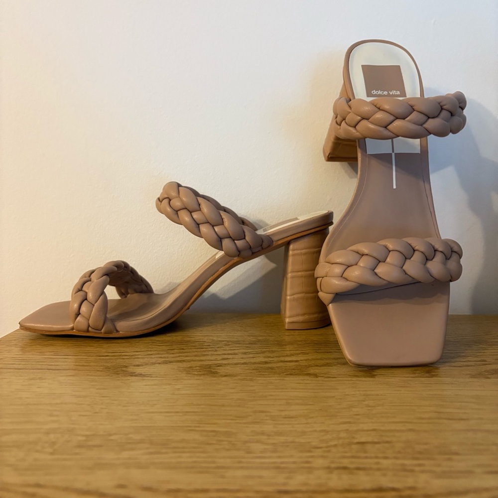 Dolce Vita Braided Heeled Sandals - Paily
